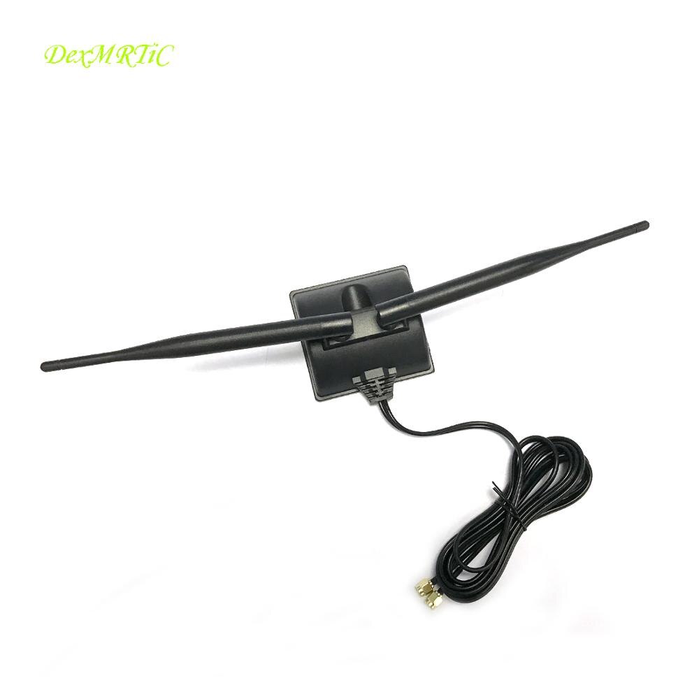 1Pc 5G Dual-Band Antenne 6DB Omni High-Gain Extension Antenne 3M Kabel Sma Connector draadloze Netwerkkaart Wifi Router