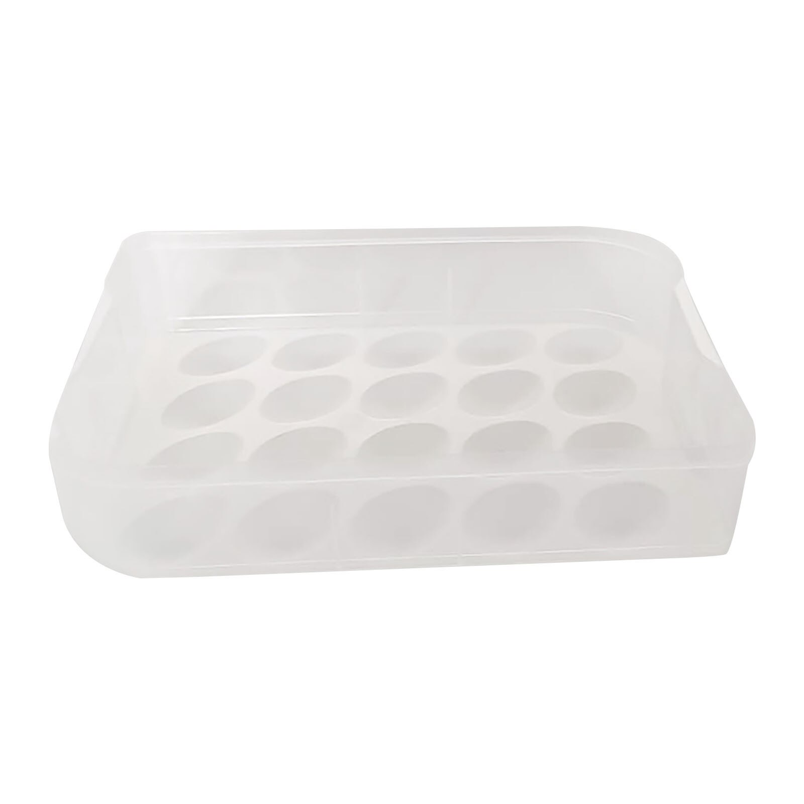 1pc 34 Compartments Transparent Egg Storage Box Portable Wild Picnic Egg Organizer Kitchen Refrigerator Fresh Storage Supplies: F