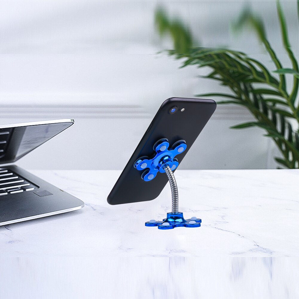 Nyeste magiske sugekop mobiltelefonholder 360 graders drejelig sugestand telefonholder bilbeslag smartphone tablets holder