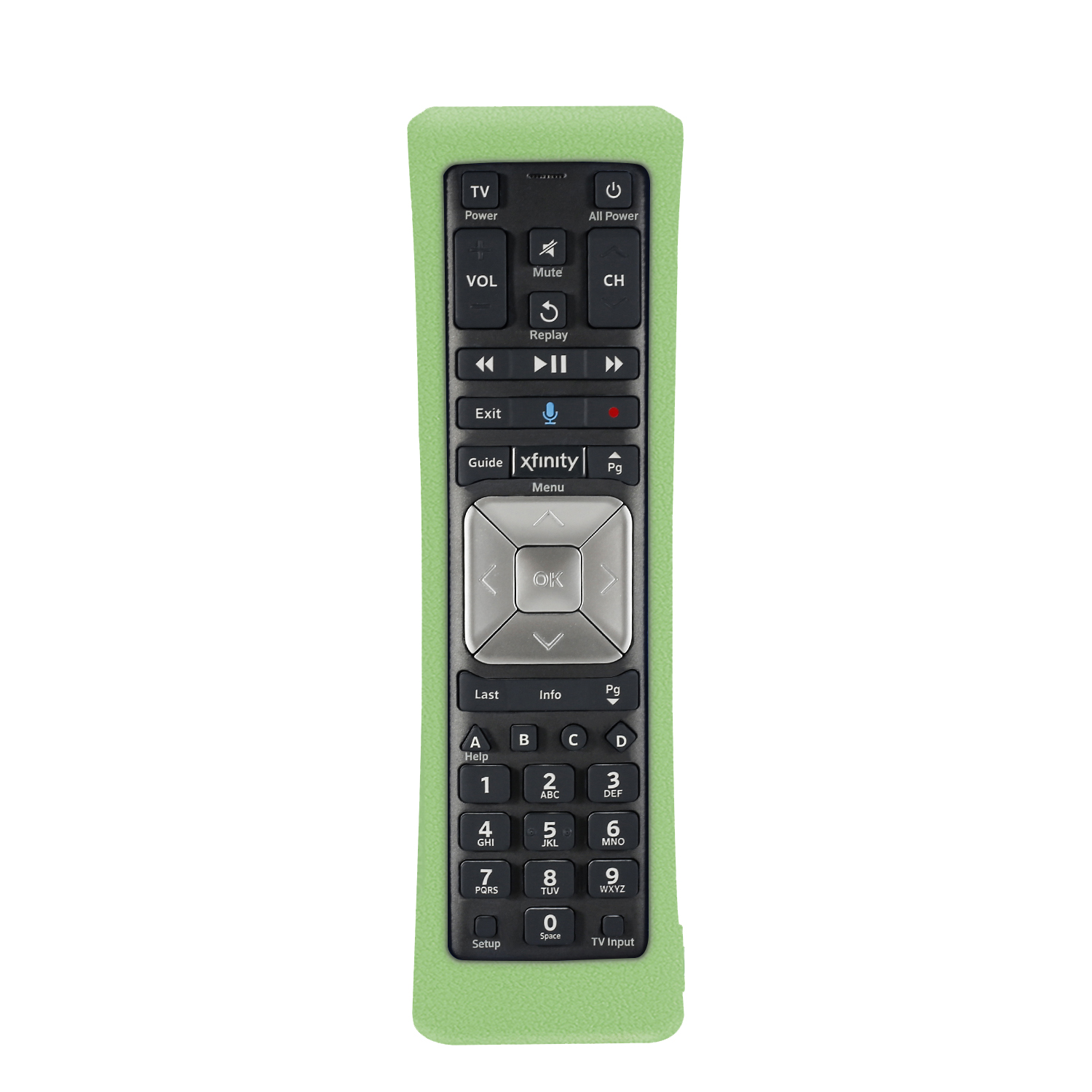 Silicone Remote Case Voor Xfinity Comcast XR11 Premium Voice Activated Kabel Tv Backlit Shockproof Wasbare Huidvriendelijke Cover: Green
