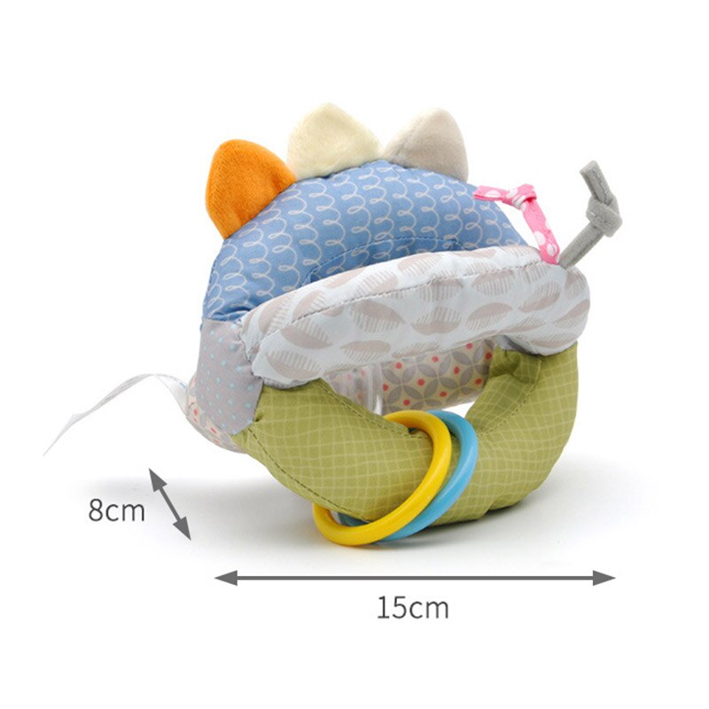 Baby Fun Polyester Kids Hand Bell Little Loud Bell Ball Rattles Intelligence Developing Tactile Sense Grasping Toy Rattle Toys: cloth hand ring
