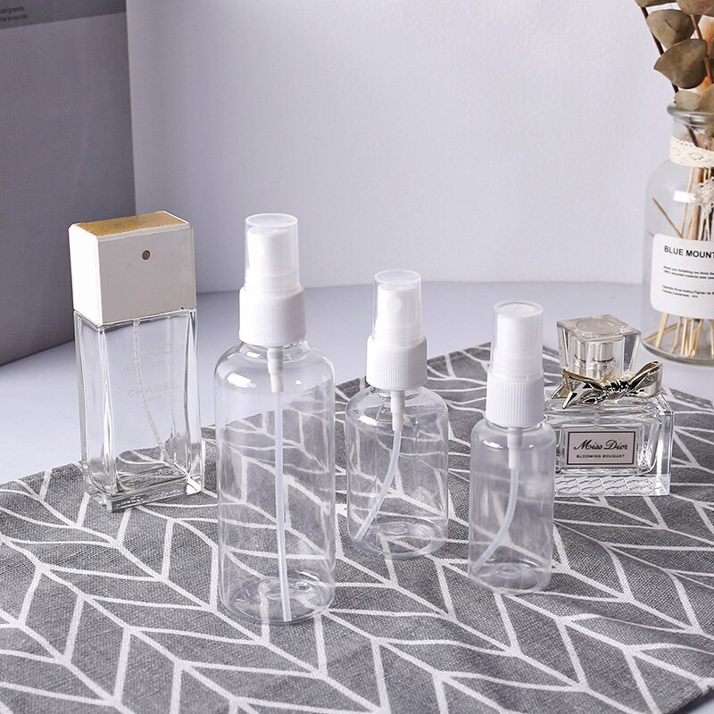 3 Stks/set Draagbare Kleine Gieter Aquarel Hydraterende 35/50/75Ml Diy Schilderen Spray Fles Reizen Sub-Verpakking