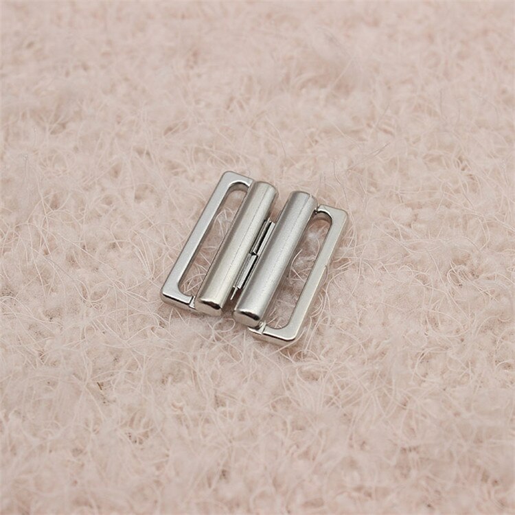 10 stk/parti 14 mm/19 mm plating metall teip lukkingskrok &amp; låsefester sy på klær bh bikini klips kroker syutstyr: 14 mm