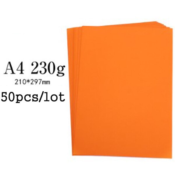 A4 Size 50 Pcs Thick Hard 230gms Cardboard Cutting Paper Paperboard DIY Painted Scrapbooking Greeting Card Paper Decorative: 8