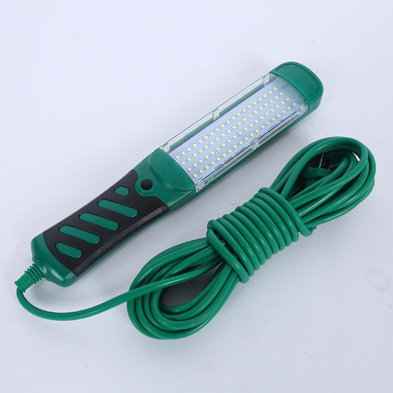 Portable Portable LED Emergency Safety Work Light Handheld 80 LED Beads Flashlight Car Inspection Repair Torch 220V With Hook