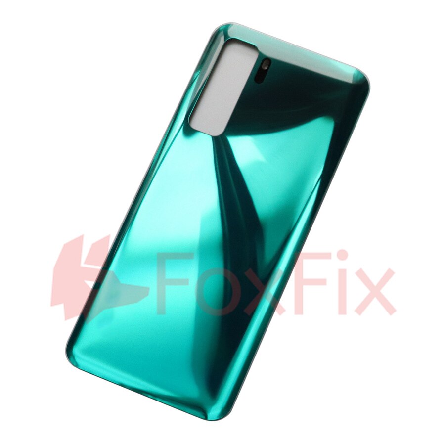 Tylna szklana pokrywa dla Huawei P40 Lite 5G pokrywa baterii tylna szklana obudowa tylna obudowa zamiennik dla honoru 30S rosja edycja: Green No Lens