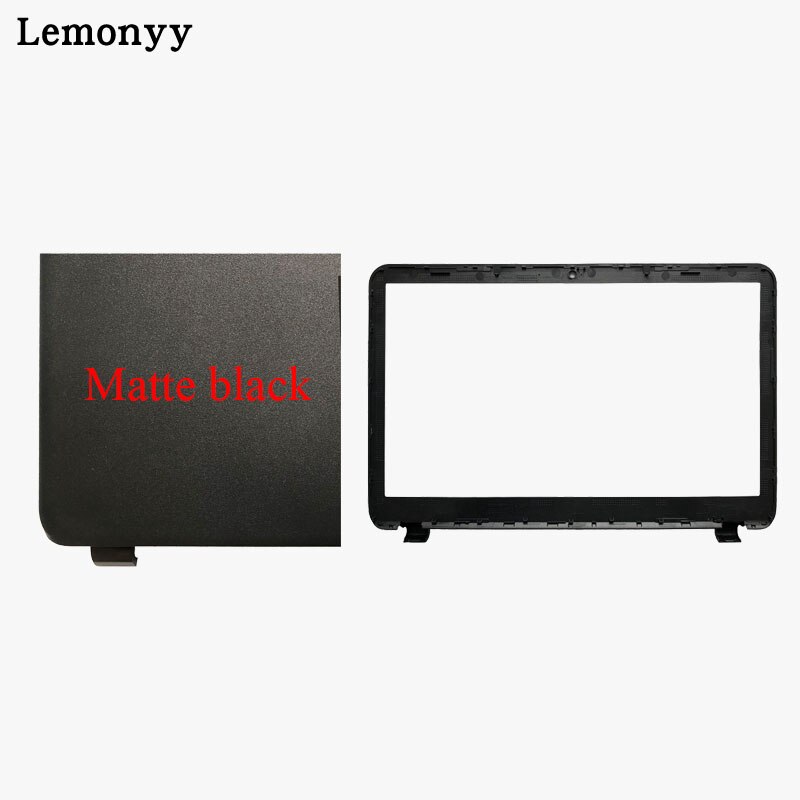 Laptop Top LCD Zurück Abdeckung/LCD Vordere Lünette/Scharniere für HP 15-G207NL 15-g209nl 15-g210nl 15-g070nr 15-G501NR: Matte and B