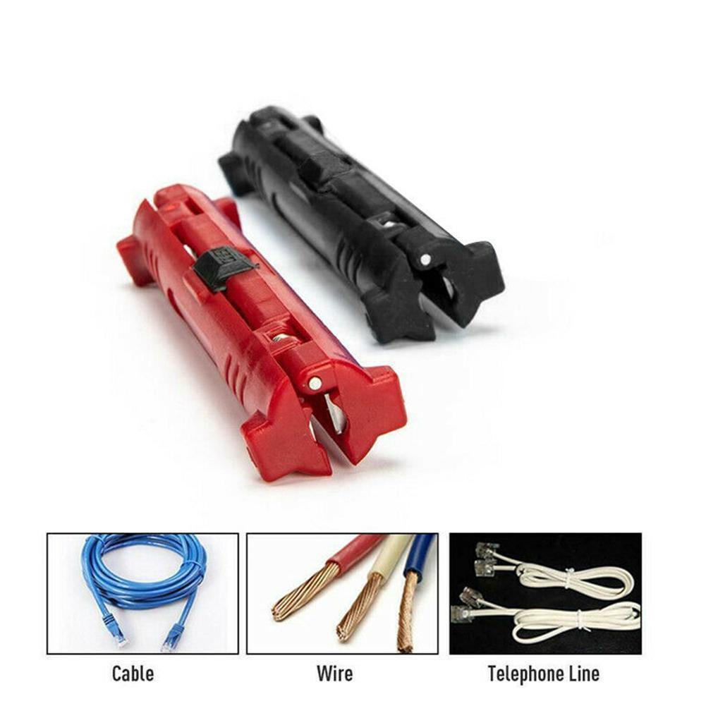 Cylindrical Wire Stripper Cutter Multi-function Electric Stripping Rotary Pen Tool Coaxial Puller Pliers Tool Cable Machine Y8L7