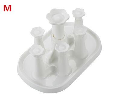 Bloem plastic beker opbergrek bekerhouder huishoudelijke glazen mok lekbak babyfleshouder standaard plank: D