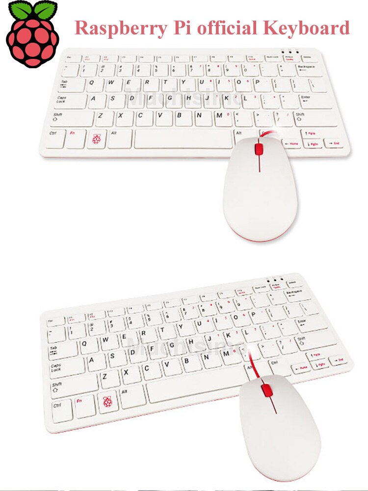 Raspberry Pi 4B Official Keyboard and Mouse For Raspberry Pi 4B / Raspberry Pi 3B / Raspberry Pi 3B+(Plus) Raspberry Keyboard