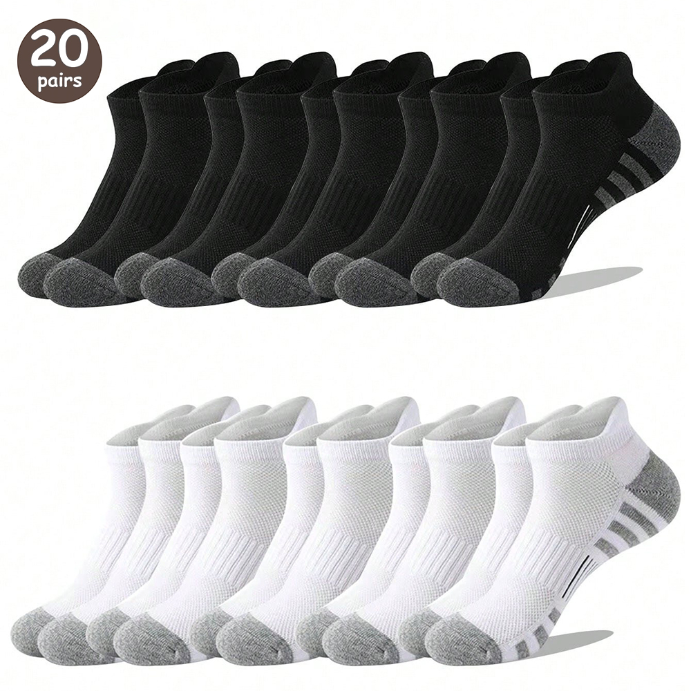 6/12 par fargerike herresokker med lavt badekar, komfortable høstsokker, klassiske svarte forretningssokker, høye, korte herresokker: Rød lilla