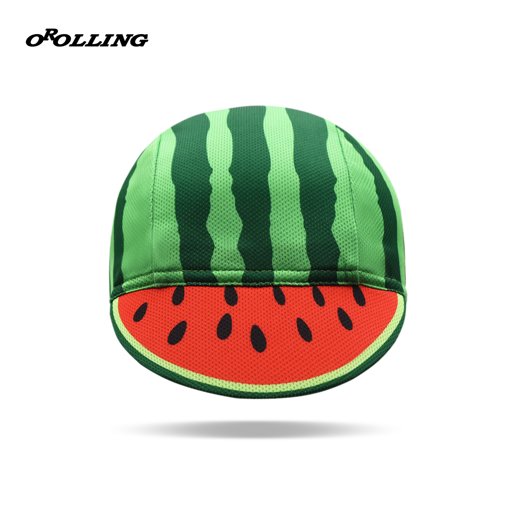Cooles Wassermelonen-Fahrrad, grün, verrotten, neue klassische Fahrradkappen OSCROLLING Gorra Ciclismo, unisex