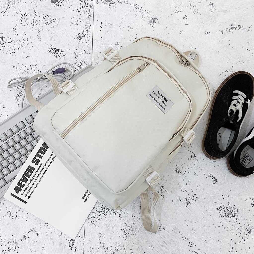 Schüler Ich bin Freien Reine Farbe Reißverschluss Tasche Frauen Mädchen Wasserdichte Mehrweg Leder Taschen Reißverschluss Kleine Beutel Taschen Bolsos Mujer # t2G