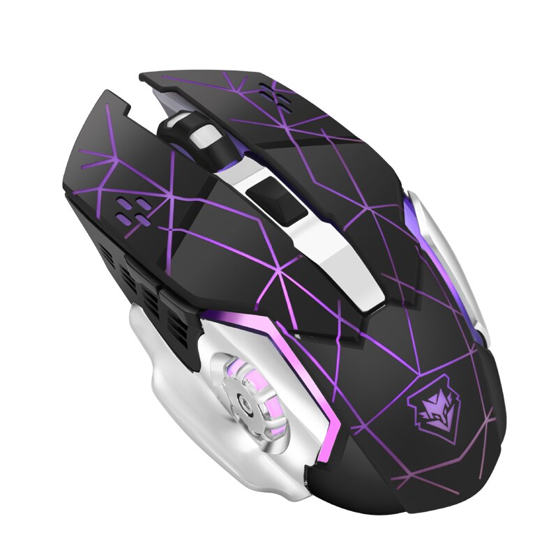 2.4Ghz Wireless Optical Computer X8 Mouse Wireless Charging Game Mouse Mute Luminous Mechanical for Gamer PC