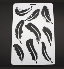 Pochoirs de peinture pour enfants, jolis motifs, papillons, fleurs, animaux, modèle de dessin, pour bricolage, Scrapbook, Journal, carnet de notes, décor: No.4