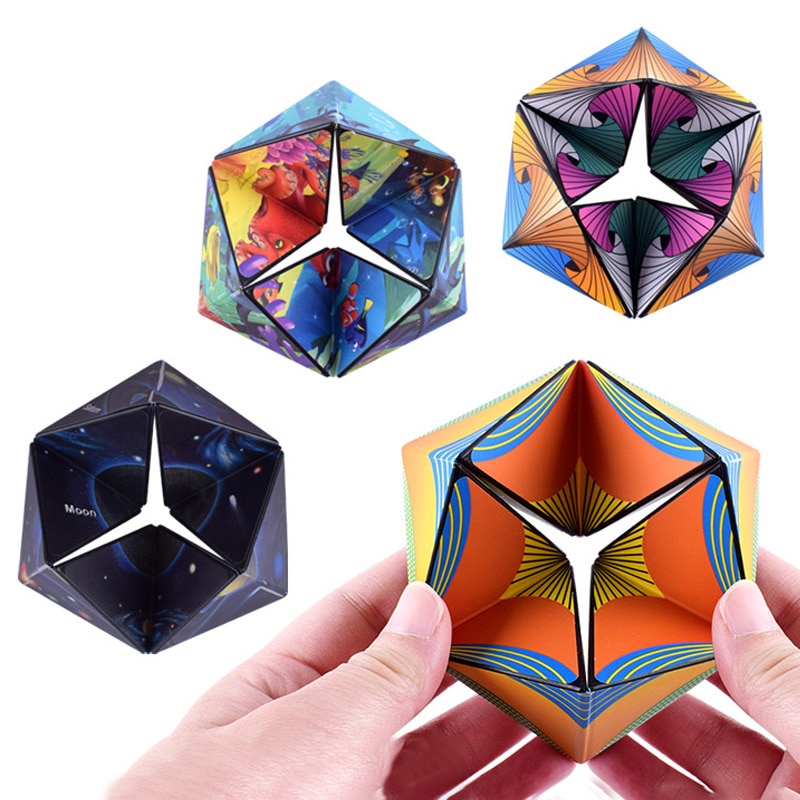 Infinity Flip Magic Cube Onbeperkt Vorm Cognitieve Puzzel Speelgoed Stress Gelukkig Caleidoscoop Decompressie Speelgoed