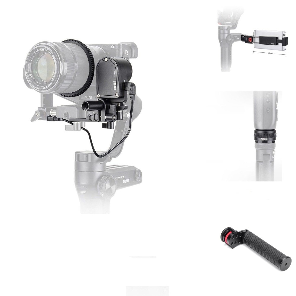 Zhiyun Weebill S Lab Accessories Gimbal Transmount Quick Setup Kit phone Holder Mount & Handle Grip & CMF-04 Servo Follow Focus