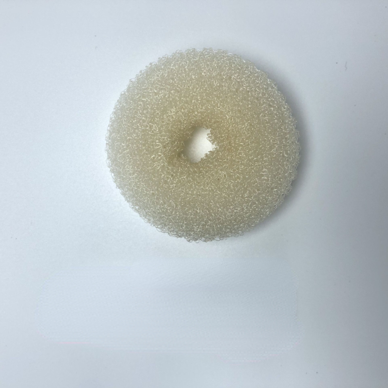 3 Farben elegante Haar Brötchen Donut Schaum Schwamm einfach großen Ring Haars tyling Werkzeuge Frisur Haarschmuck für Mädchen Frauen: Licht Grau