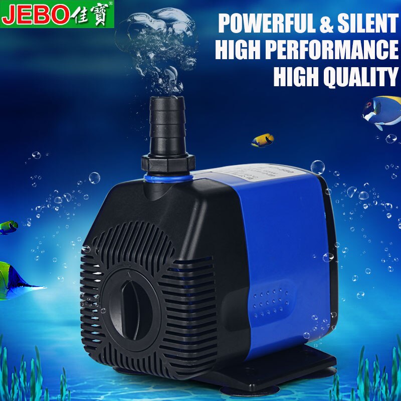 JEBO Adjustable Flow Water Pump For Aquarium Fish Tank Aquarium Pump Submersible Pump High Power 5/9/19/26/62/65w