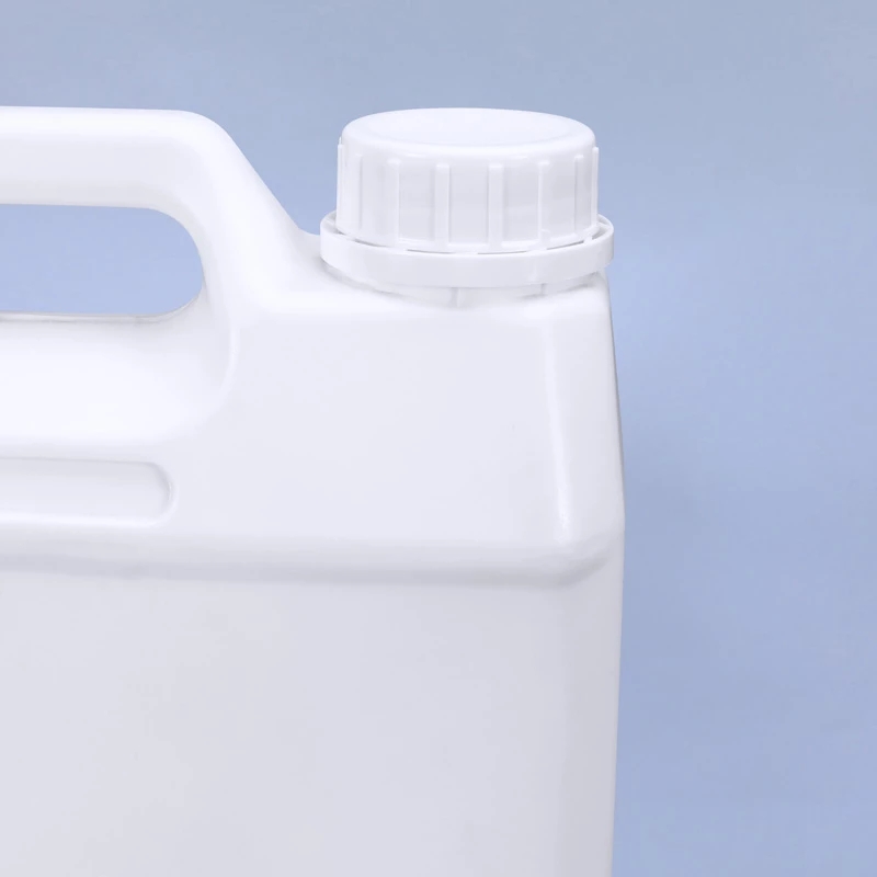 Tom 2l plastdunkar kemikaliefat alkohol vätska läckagesäker påfyllningsbar flaska livsmedelsgodkänd behållare 1 st