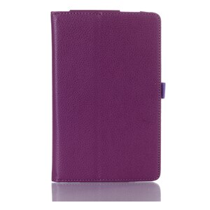 Case Cover For Lenovo Tab 7 Essential TB-7304F TB 7304F 7304 7304i 7304X 7.0 inch Tablet Case PU Leather Cover: Purple