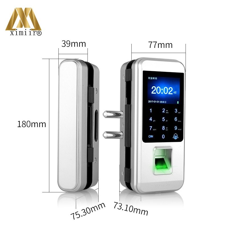 Biometric Fingerprint Door Lock With Keypad XM-300 Keyless Door Lock For Home Office Anti-theft
