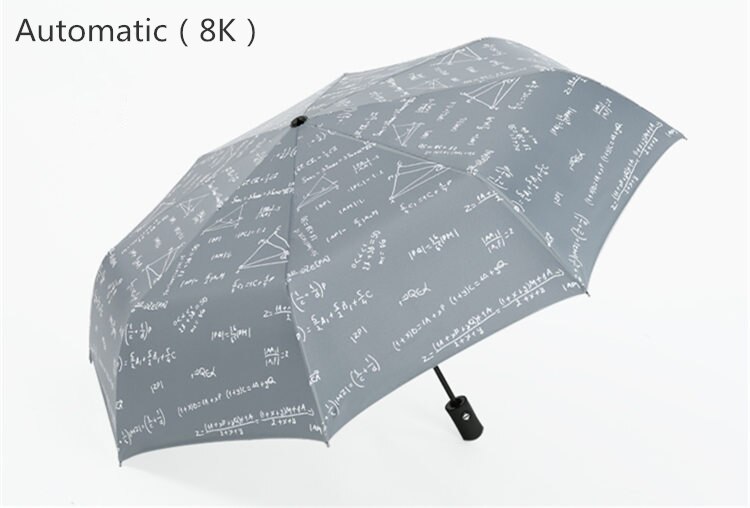 190T 10K Tragbare Frauen Formel Regenschirm Schwarzen Regenschirm Kleine Drei Falten Sonnenschutz Mathematik Dach Verhindern UV Regendicht Klapp regenschirm: C