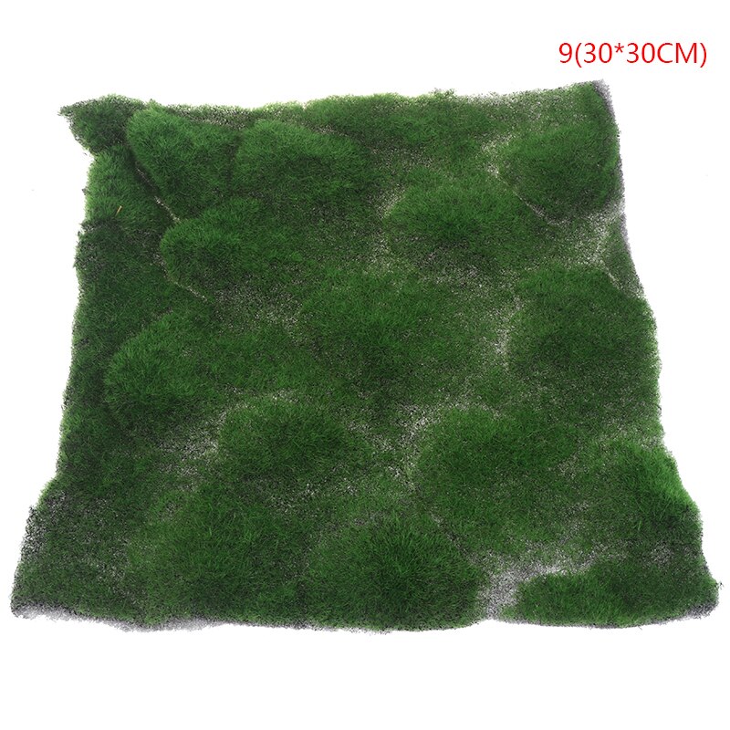 DIY Artificial Grass Board Wedding Mini Garden Micro Landscape Decor Accessories Simulation Moss Turf Lawn Wall Green Plants: A9