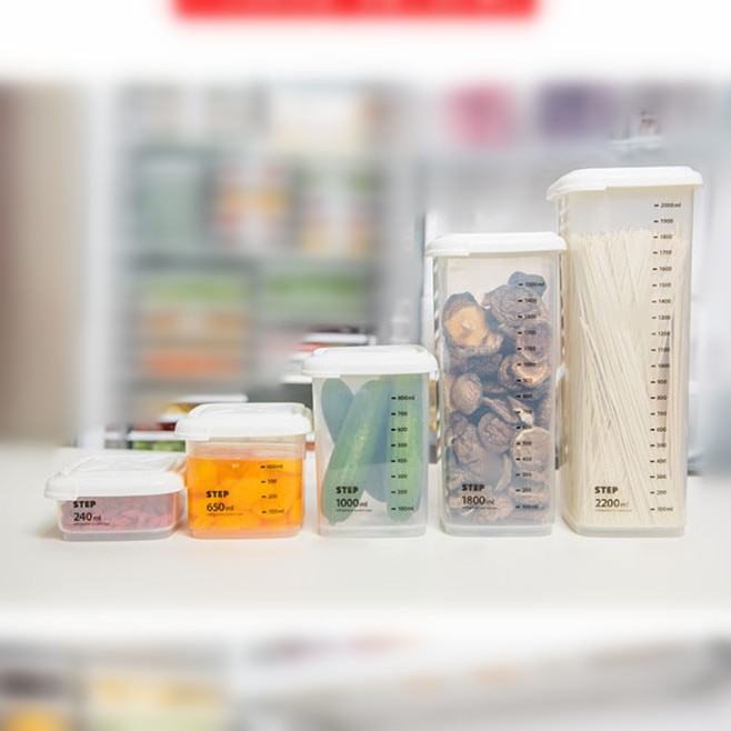 1pcs plastic storage jar Noodle storage box with cover at home kitchen storag coarse cereal box refrigerator sealed crisper
