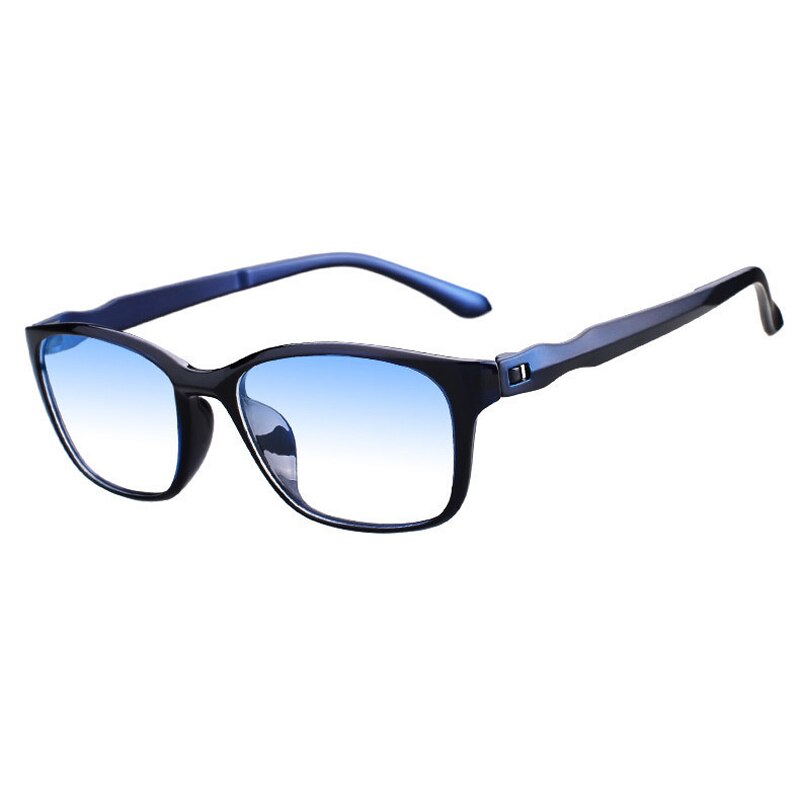 Ultralight Large Frame Anti Blue Light Glasses TR90 Resin Lens Plain Spectacles Computer Radiation Protection Eyeglasses