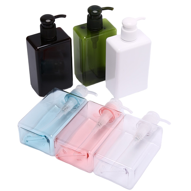 280ml bærbar rejsepumpe sæbedispenser badeværelsesvask shower gel shampoo lotion flydende håndsæbe pumpe flaskebeholder