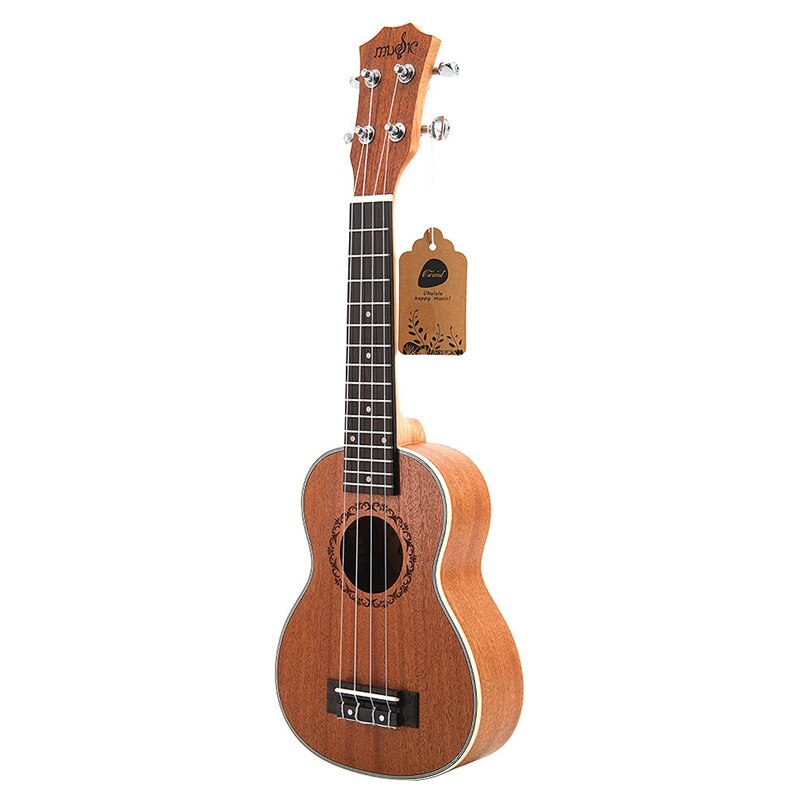 21 Inch Soprano Ukulele Hawaii Hawaiian Mini Guitar Uke Sapele 4 Strings Guitar for Beginners Guitarist