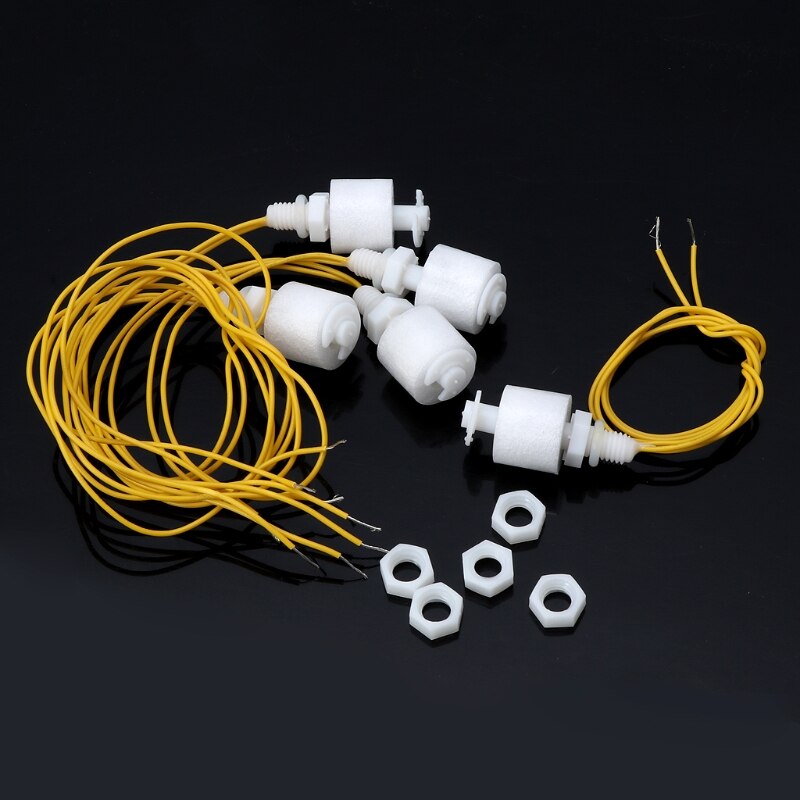 5Pcs Water Level Sensor Vertical Float Switches Flow Measuring Instruments Tools C7AC