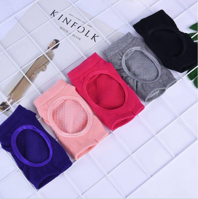 Kvinnor gym yoga strumpor halkfri delad tå fotled bomullsstrumpor massage sox barre dance casual solid mjuk ventilerande anti slip strumpor