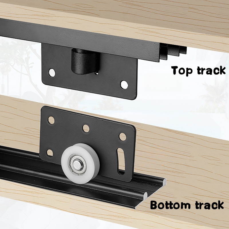 2 Sets Schuifkast Deur Roller, Garderobe Katrol, Kast Wielen, Schuifdeur Wiel, Dikker Meubellopers, Roller Hardware