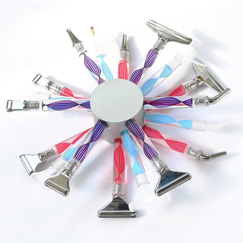 Multi-Placer Diamond Art Painting Pen Point Drill Pen Nail Point Pen for DIY Nail Crafts Sewing Handicrafts