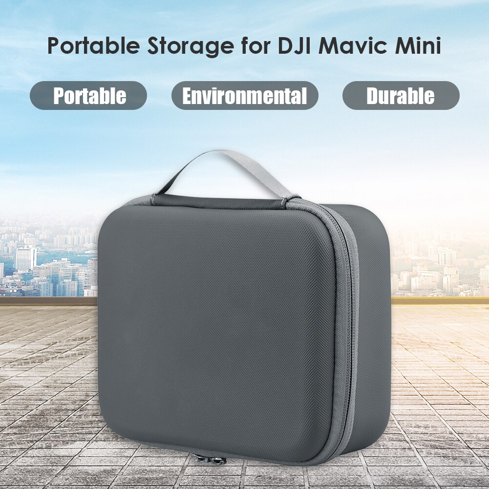 Estuche de protección para equipo electrónico, Mini bolsa de almacenaje de transporte con cremallera Dual para DJI Mavic