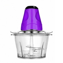 2L Elektrische Vleesmolen Voedsel Chopper Krachtige Huishoudelijke Vleesmolen Keukenmachine Vlees Shredder Keuken Blender Slicer