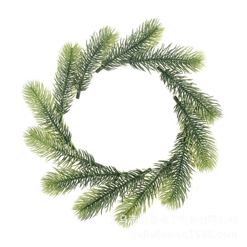 5/10 stücke Weihnachten Künstliche Grün Kiefer Zweige Künstliche Blume Pflanze Hochzeit Weihnachten DIY Hause Weihnachten Baum Dekoration