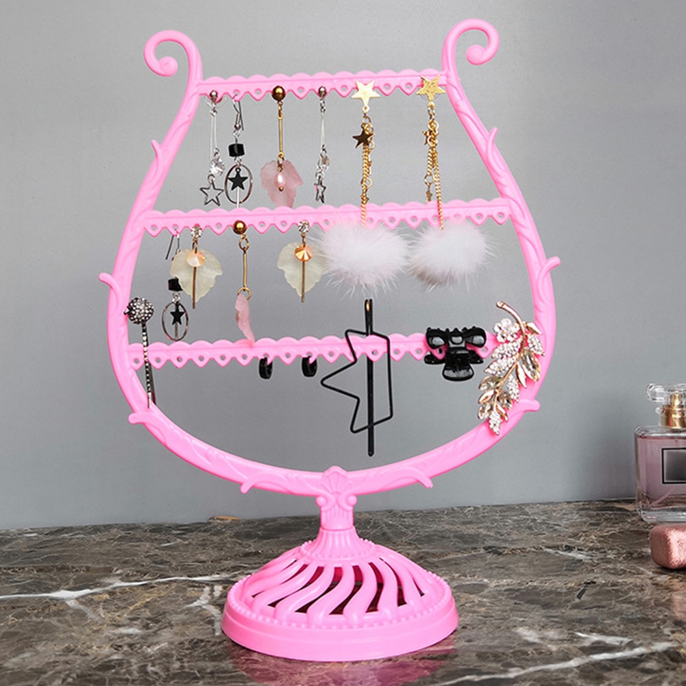 Gewei Boom Vorm Sieraden Pp Organizer Plastic Sieraden Opbergrek Ketting Oorbellen Holder Display Stand Sieraden Opslag Rekken