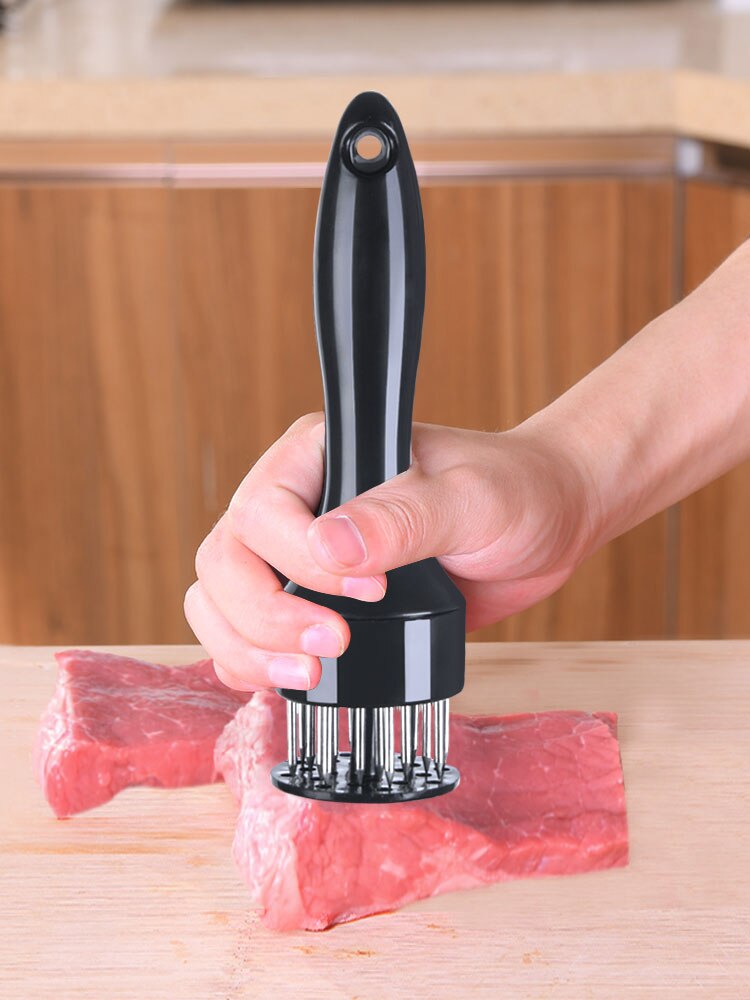 Meat NeedleStainlessSteel Utensil Meat Tenderizer Needle Steak Pork Chops Loose Household Meat Hammer Food Cooking Meat Tool