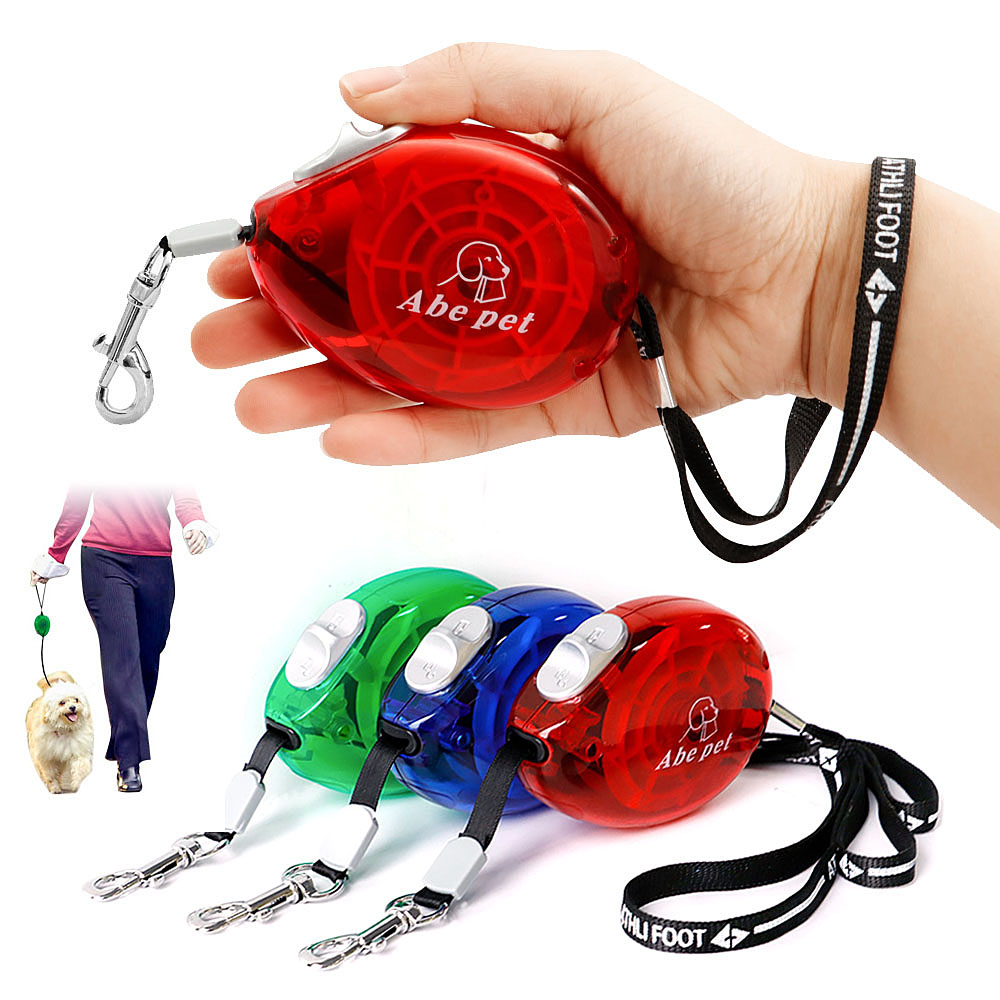 3M Retractable Small Dog Leash Automatic Dog Cat Leash Belt Extending Pet Lead for Small Dogs Puppy Collar Harness Accessories
