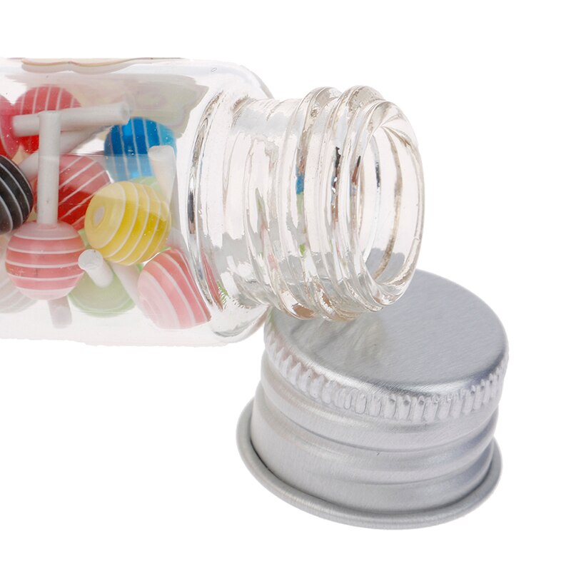 Mini lecca-lecca di zucchero da Dessert in miniatura 1:12 con custodia Candy