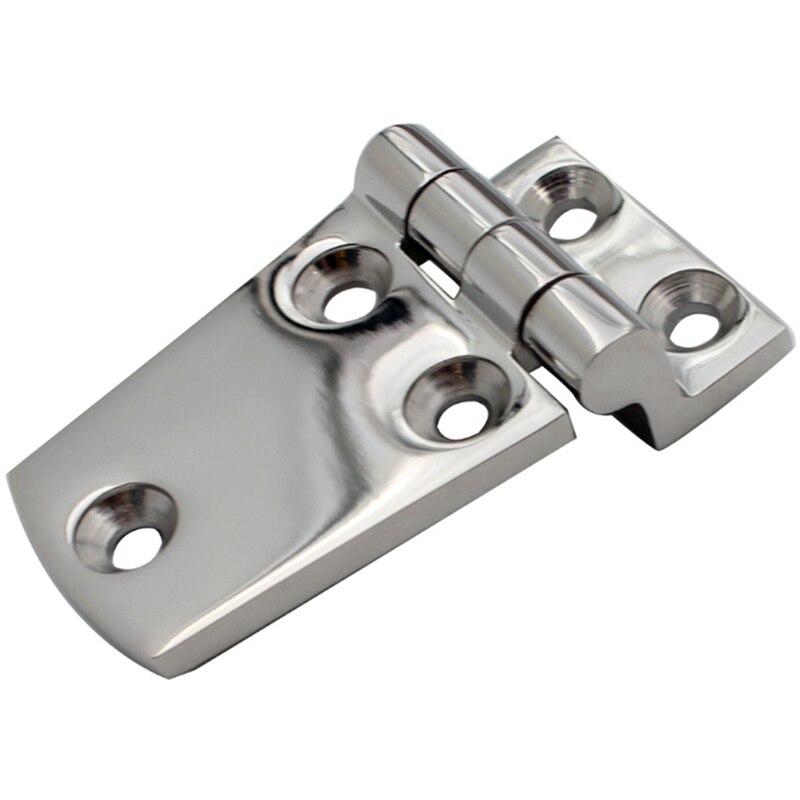 2Pcs Stainless Steel Flush Door Hatch Compartment Folding Bending Hinge Casting for Boat Marine Boat Accessories Marine
