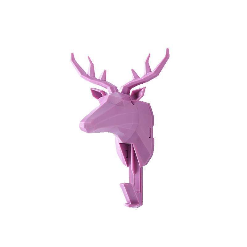 Crochet mural décoratif, tête d'animal de cerf, porte-vêtement, porte-manteau, porte-clé mural pour casquette, écharpe, chapeau, décoration de la maison