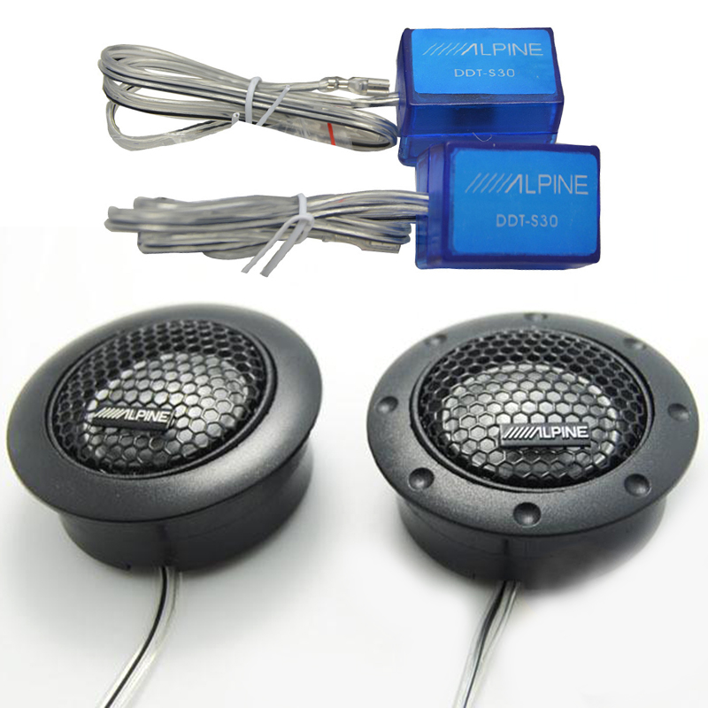 2 stk/sæt bil med høj tone lydhøjttaler 180w 4 ohm diskanthøjttaler bil lyd silke film bil audio modifikation tilbehør