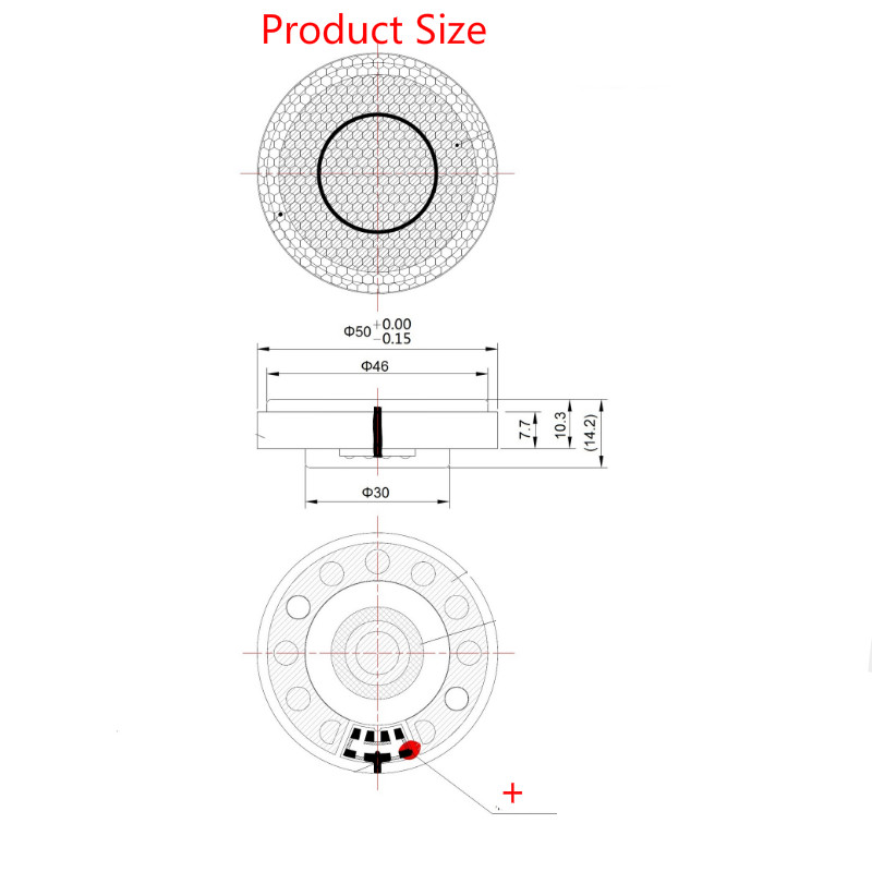 Hifi 50mm hoofdtelefoon luidspreker 32ohm headset driver 300ohm voor Denon AH-D9200 oortelefoon diy nanofiber geluid goed nieuw in de uitverkoop