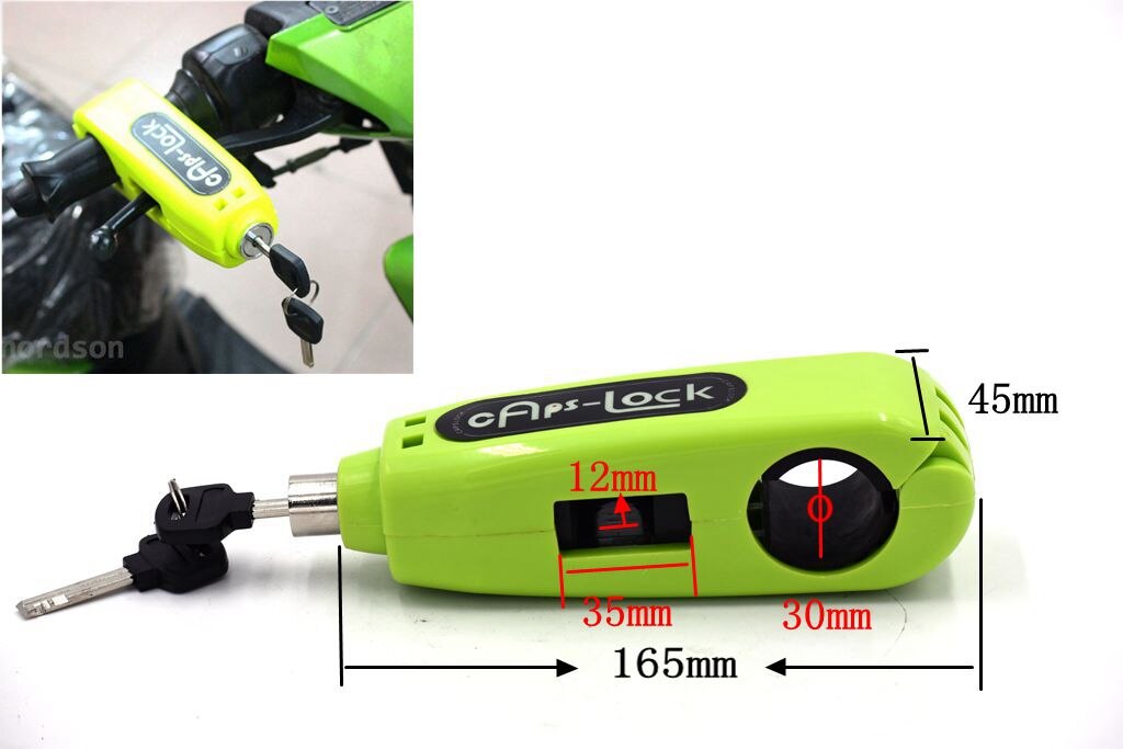 CAPS-LOCK motorcycle handlebar lock bike handle lock lock, motorcycle accessories, suitable for most motorcycles