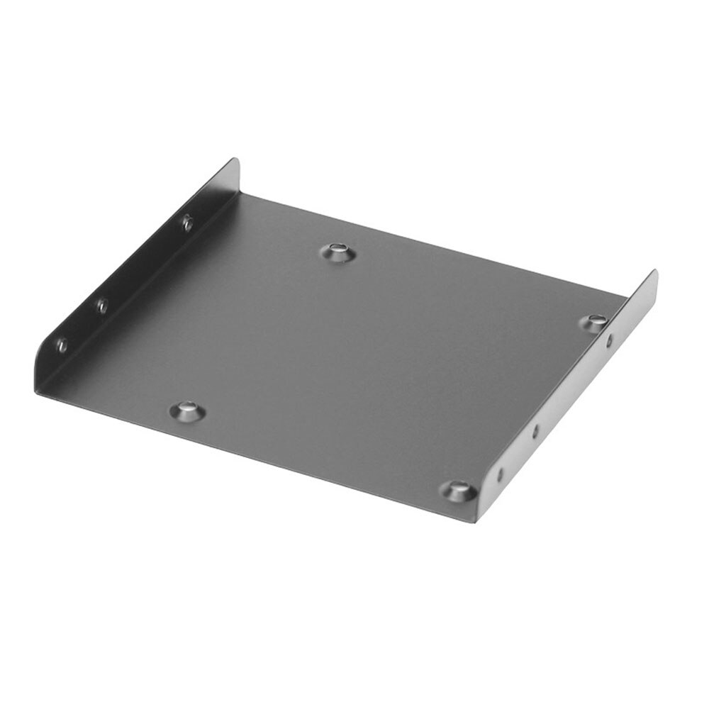 Nuttig 2.5 Inch Ssd Hdd Naar 3.5 Inch Metal Mounting Bracket Dock Adapter 8 Schroeven Harde Schijf Houder Voor Pc harde Schijf Behuizing