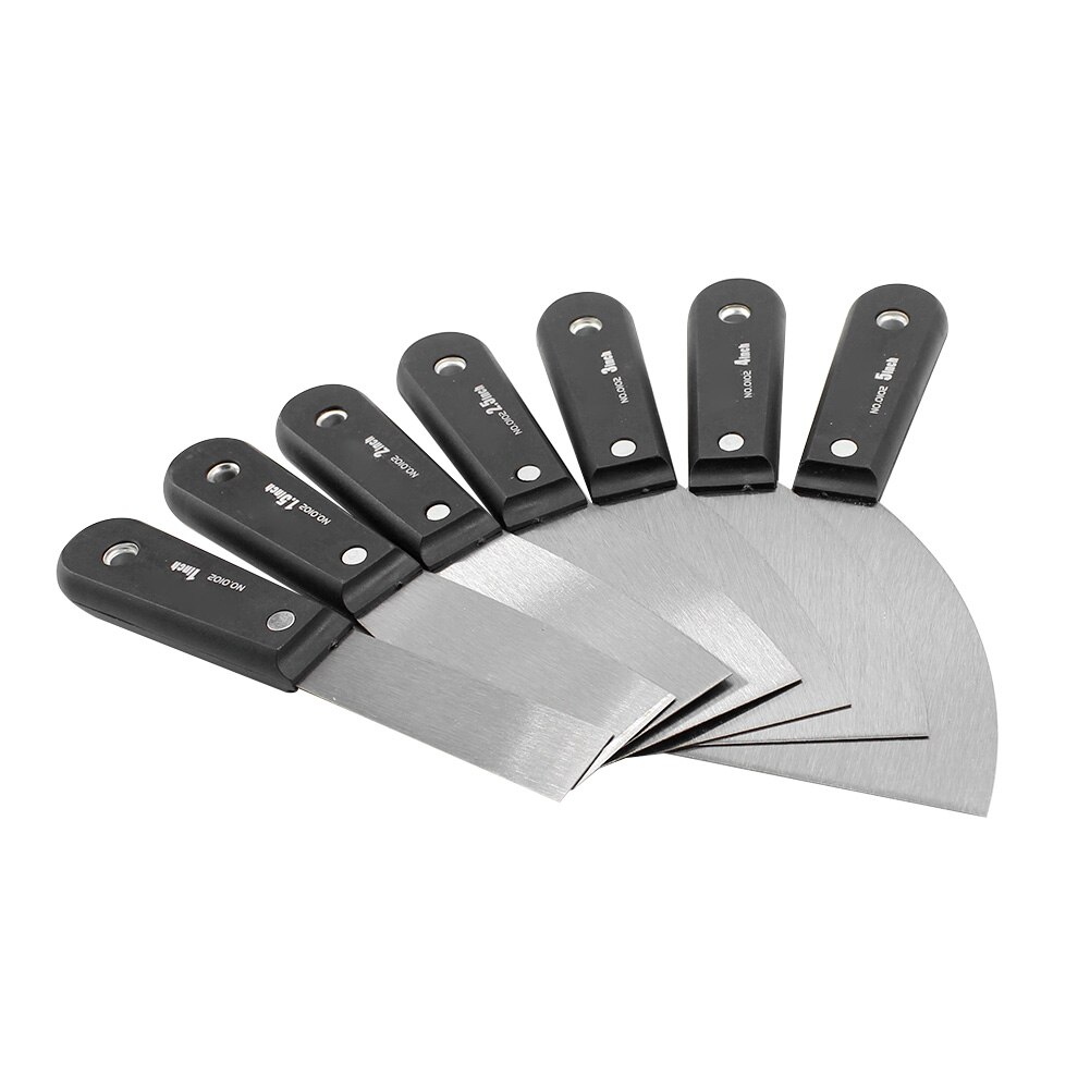Espátula de yeso para moldura de corona, removedor de pintura de acero al carbono, juego de herramientas de masilla Flexible, cuchilla para rascar de llenado, duradera, Uds.